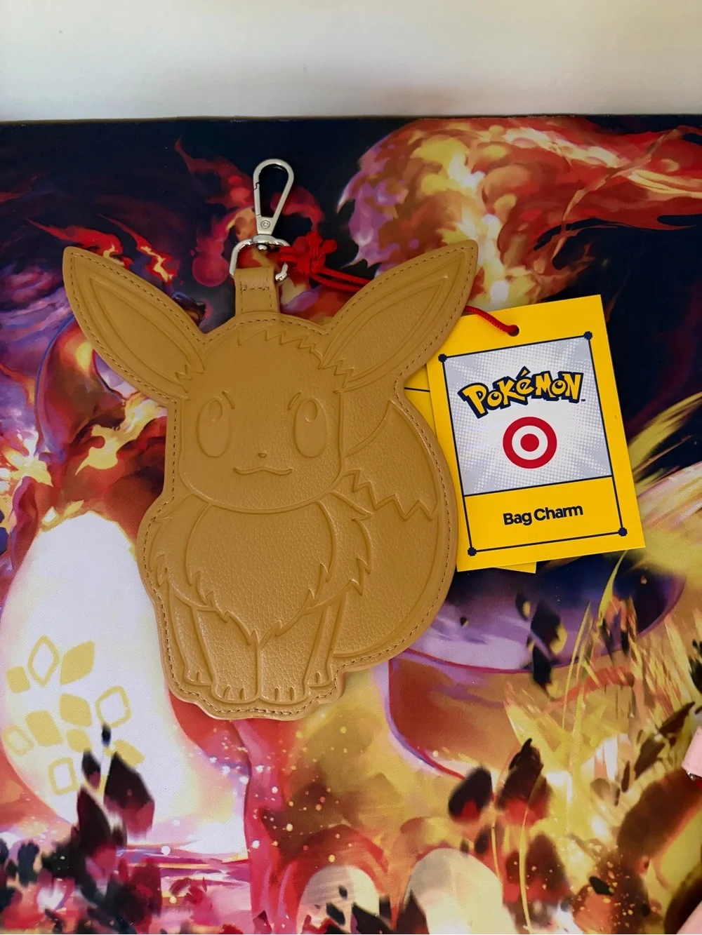 Pokemon Tan Eevee Bag Charm Keychain